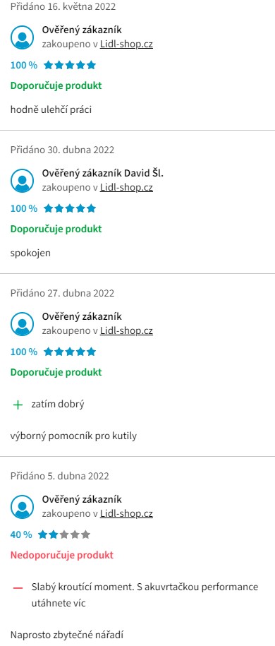 Recenze a zkušenosti s rázovým utahovákem Parkside PDSSA 20-Li A1