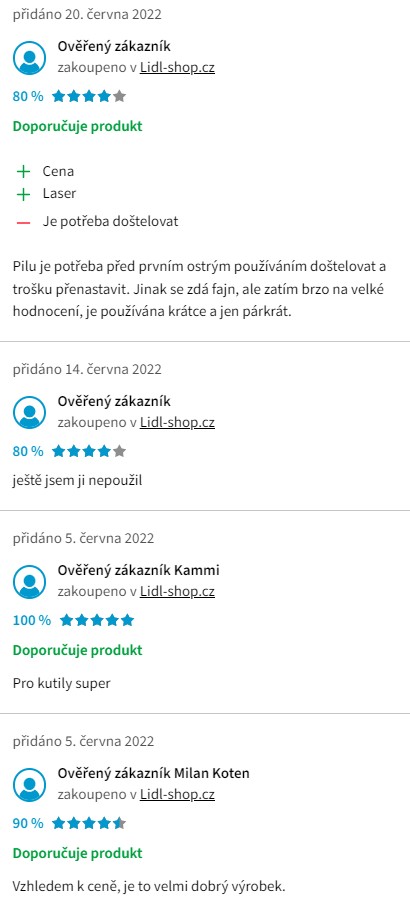 Recenze a zkušenosti s Parkside pokosovou a zkracovací pilou PKS 1500 B3