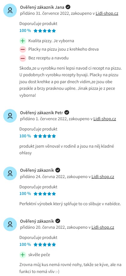 Recenze a zkušenosti s kamny na pizzu Ariete 909