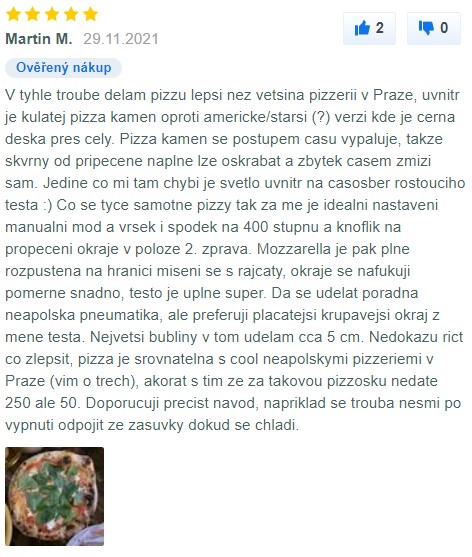 Recenze a zkušenosti s kamny na pizzu Sage SPZ820BSS