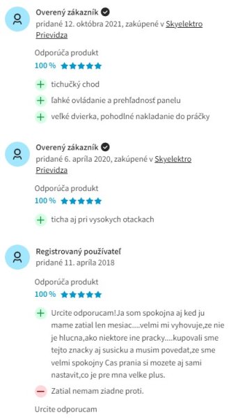 Recenze a zkušenosti s pračkou Electrolux EW6F428BC