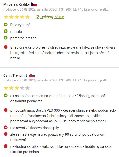 Recenze a zkušenosti s přímočarou pilou Bosch PST 900 PEL