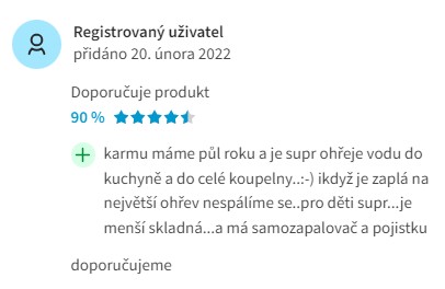 Recenze a zkušenosti s průtokovým ohřívačem vody Protherm Panda TG 27