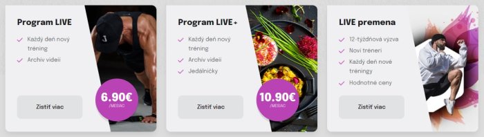 Janylandl.sk tréninkové programy