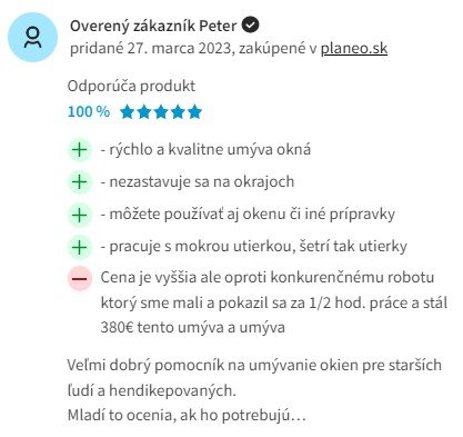 Recenze a zkušenosti s robotickým čističem oken Ecovacs Winbot W1 Pro