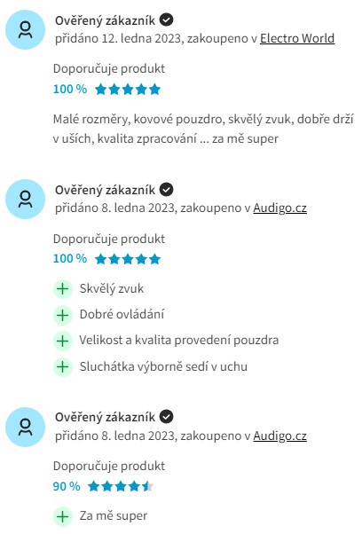 Recenze a zkušenosti se sluchátky Intezze Cliq