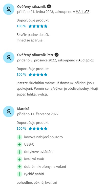 Recenze a zkušenosti se sluchátky Intezze Cube