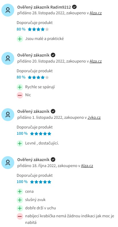 Recenze a zkušenosti se sluchátky Xiaomi Redmi Buds 3 Lite