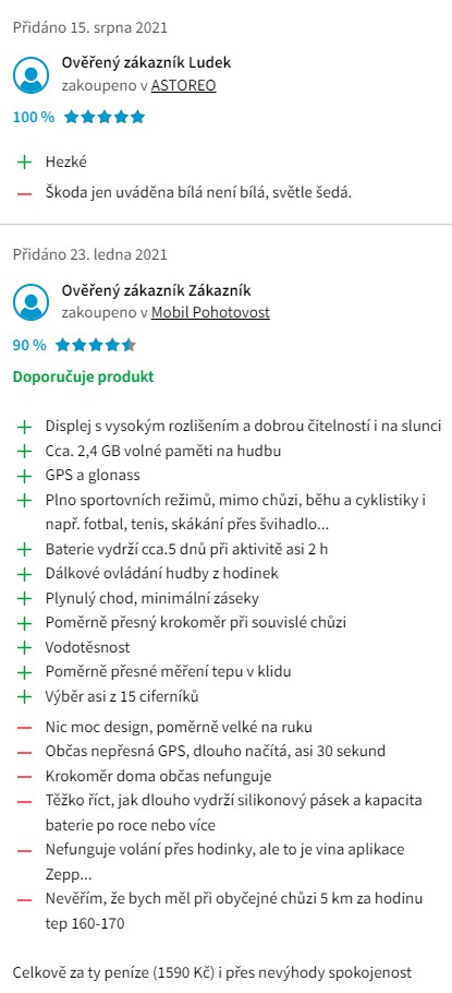 Recenze a zkušenosti se smart hodinkami Amazfit Verge