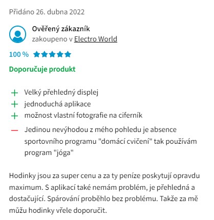 Recenze a zkušenosti se smart hodinkami Niceboy X-fit Watch Pixel