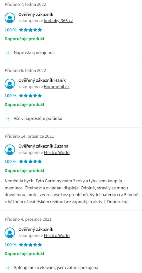 Recenze a zkušenosti s hodinkami Garmin Vívoactive 4S