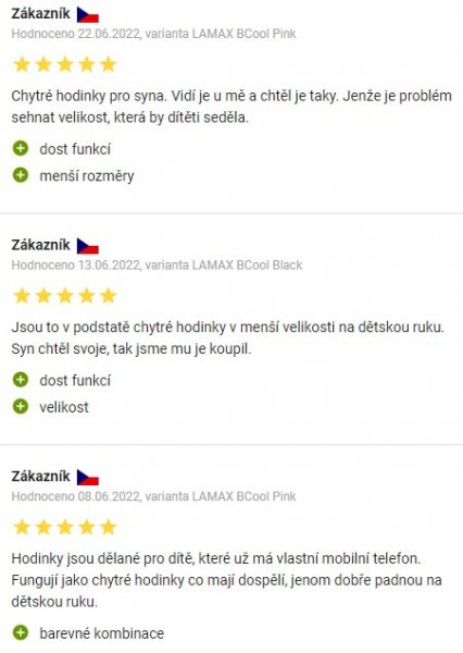 Recenze a zkušenosti se smart hodinkami pro děti Lamax BCool