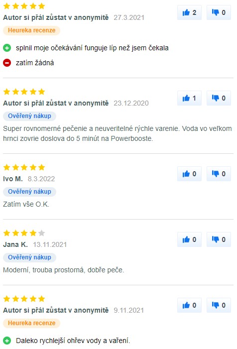 Recenze a zkušenosti s indukčním sporákem Gorenje EIT5355XPG na Mall