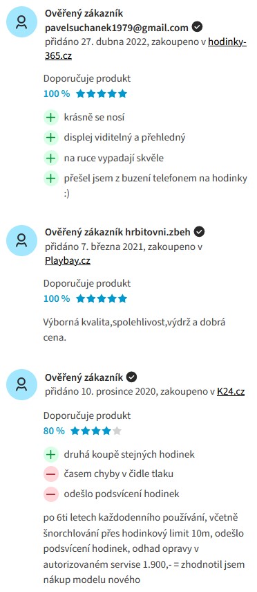 Recenze a zkušenosti se sporttesterem Suunto Core