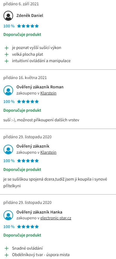 Recenze a zkušenosti se sušičkou potravin Klarstein Bananarama