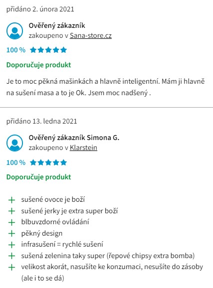 Recenze a zkušenosti se sušičkou potravin Klarstein Florida Jerky