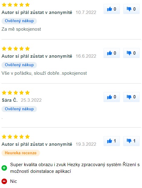 Recenze a zkušenosti s televizorem Samsung UE55TU7092 na Mall