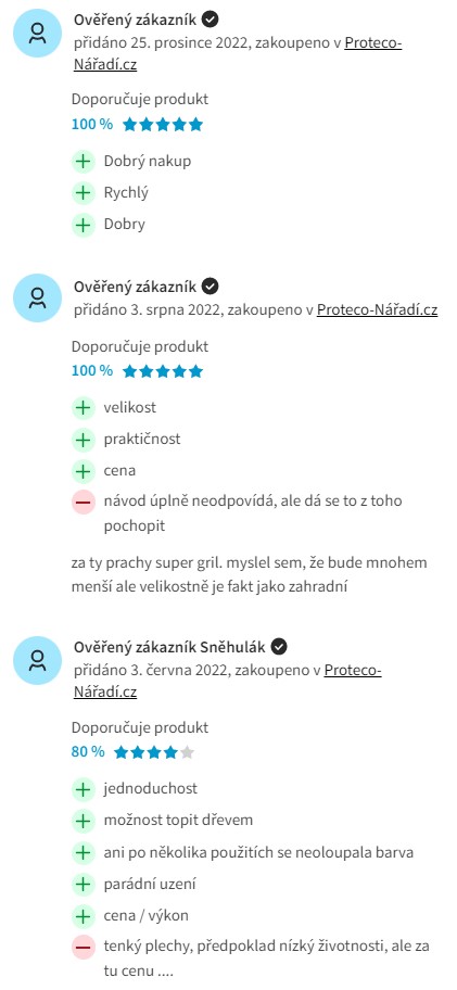 Recenze a zkušenosti s udírnou Proteco 62.22-GM-31