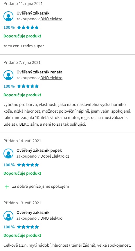 Recenze a zkušenosti s myčkou nádobí Beko DFN26422X