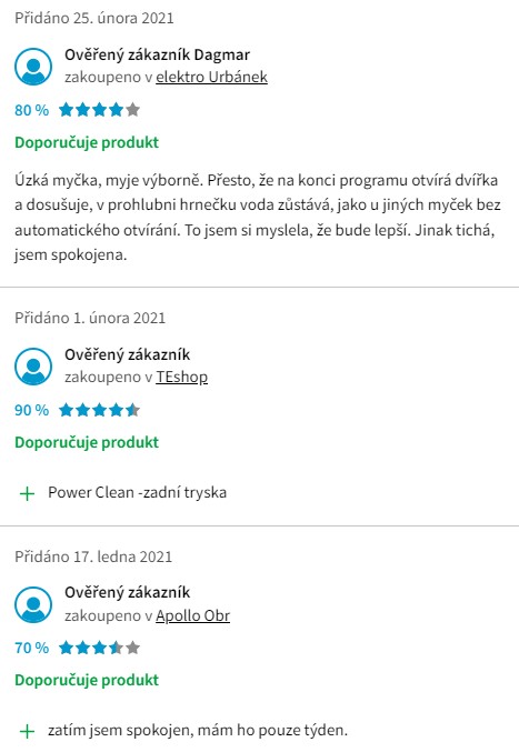 Recenze a zkušenosti s myčkou nádobí Whirlpool WSIO 3O34 PFE X