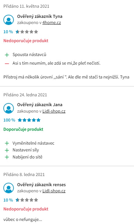 ProfiCare PC-PR 3025 vakuový čistič pórů – recenze