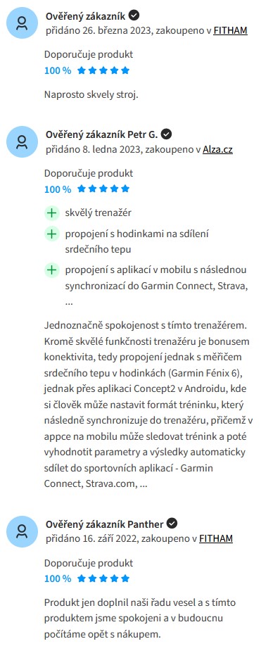 Recenze a zkušenosti s veslovacím trenažérem Concept2 RowErg