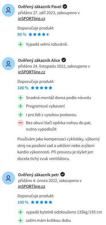 Recenze a zkušenosti s veslovacím trenažérem inSPORTline Rivu