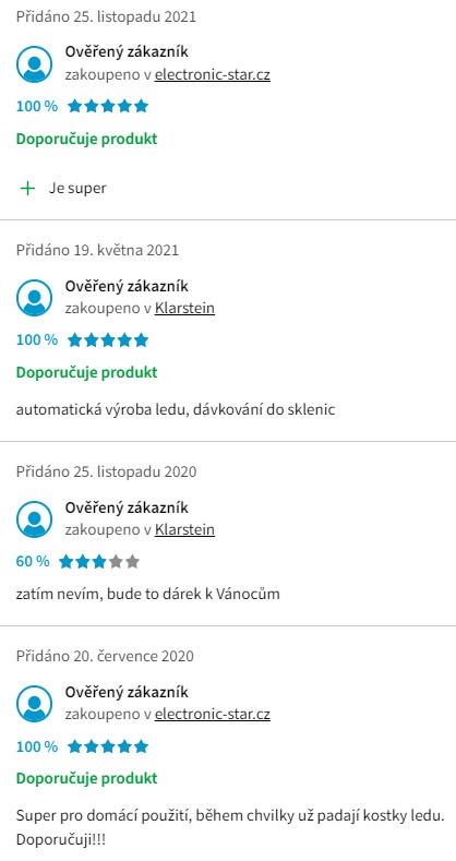 Recenze a zkušenosti s výrobníkem ledu Klarstein Ice Volcano 2G