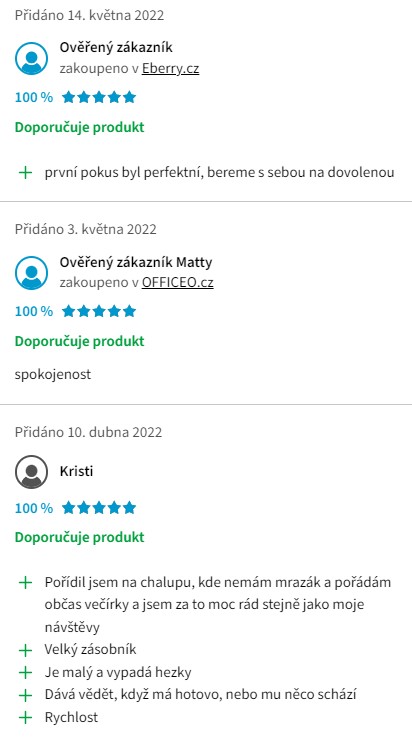 Recenze a zkušenosti s výrobníkem ledu Sencor SIM 3000BK