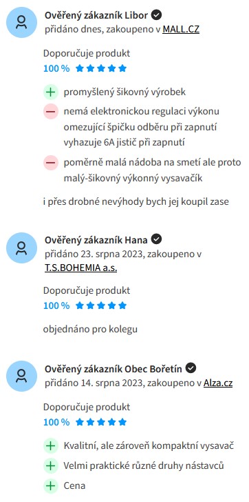 Recenze a zkušenosti s bezsáčkovým vysavačem Kärcher VC 3