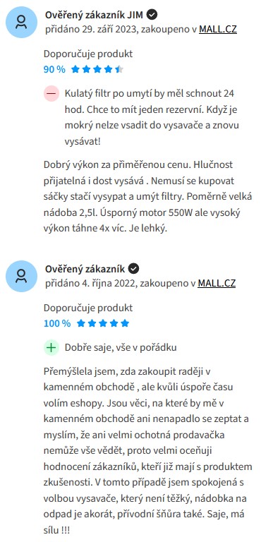 Recenze a zkušenosti s bezsáčkovým vysavačem Rowenta RO4825EA