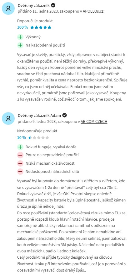 Recenze a zkušenosti s tyčovým vysavačem Xiaomi Mi G10