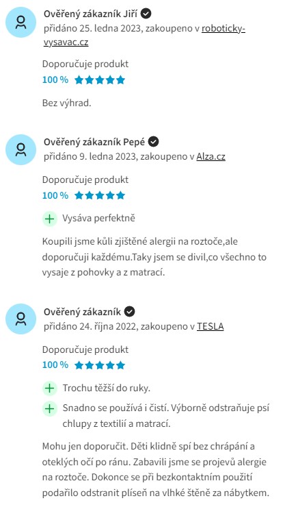 Recenze a zkušenosti s ručním vysavačem Tesla LifeStar UV550