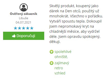 Recenze a zkušenosti se zahradním krbem Blumfeldt Flame Locker