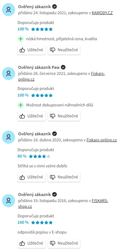 Recenze a zkušenosti se zahradními nůžkami Fiskars PB-8