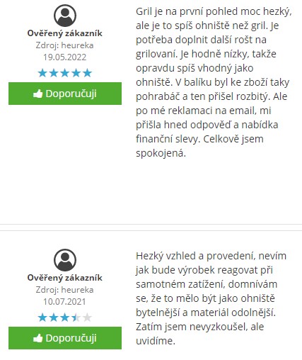 Recenze a zkušenosti se zahradním ohništěm Blumfeldt Merano