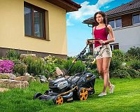 Aku sekačka Riwall PRO RALM 4640SPi recenze