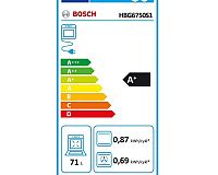 Bosch HBG6750S1 energetický štítek