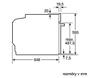 Bosch HRA574BB0 rozměry