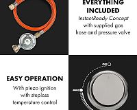 Klarstein Pasadena příslušenství a ovládání