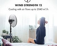 Klarstein Summer Vibe průtok vzduchu