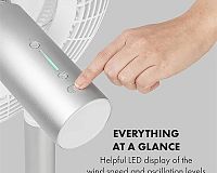 Klarstein Whisperwind LED displej