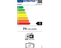Philips 55PUS7506 energetický štítek