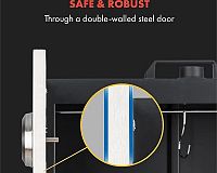 Klarstein Flintstone Steel dveře