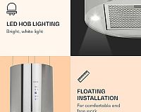 Ostrůvková digestoř Klarstein Barett