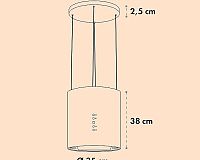 Klarstein Barett rozměry