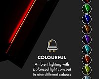 Klarstein Alina barevné podsvícení