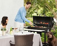 Gril na dřevěné uhlí OneConcept Beef Butler
