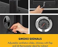 Gril na dřevěné uhlí Klarstein Meat Machine