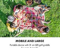 Klarstein Micro-Q 3131 grilovací plocha